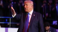 Donald Trump feiert sich trotz desaströser Umfragewerte unbeirrt weiter.