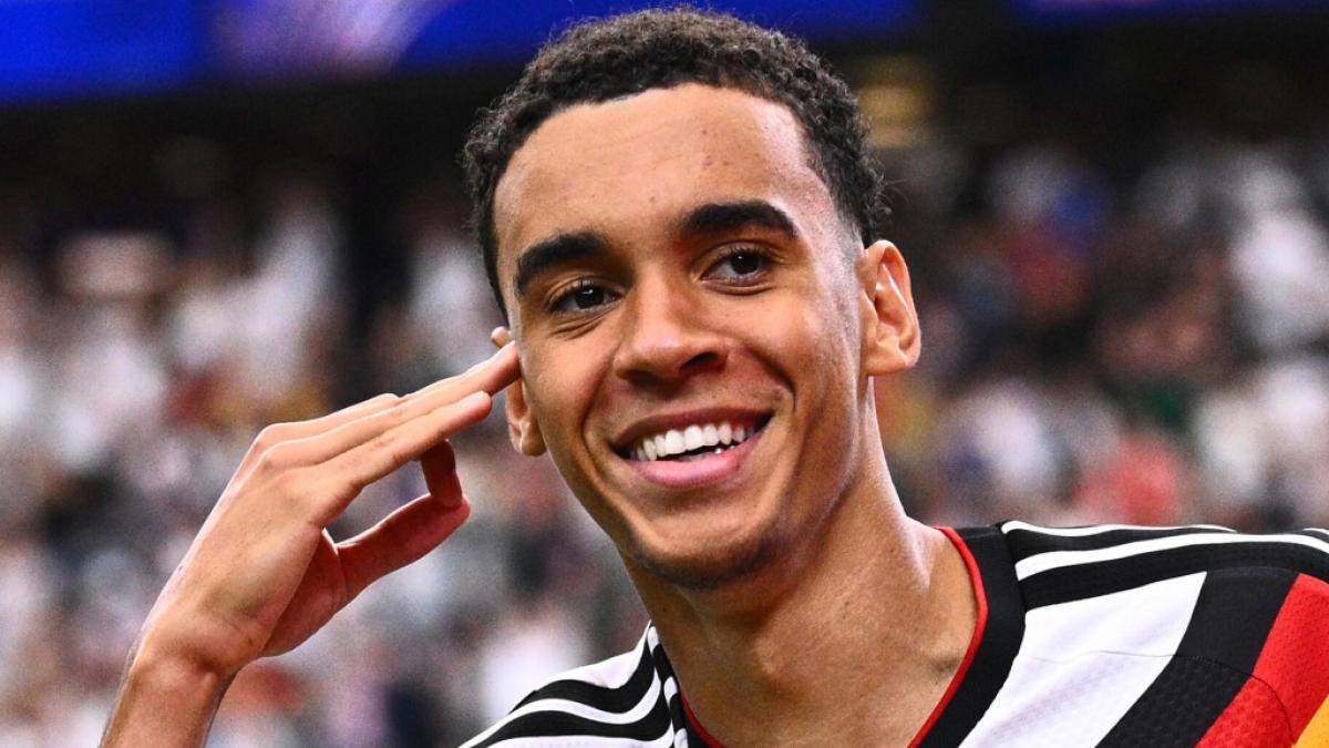 Fu&szlig;ball, M&auml;nner: WM, Deutschland - Cura&ccedil;ao, Vorrunde, Gruppe E, 1. Spieltag, Houston-Stadion, Jamal Musiala (Deutschland) bejubelt sein Tor zum 4:1, vom 14.06.2026. (Symbolbild) (Foto)