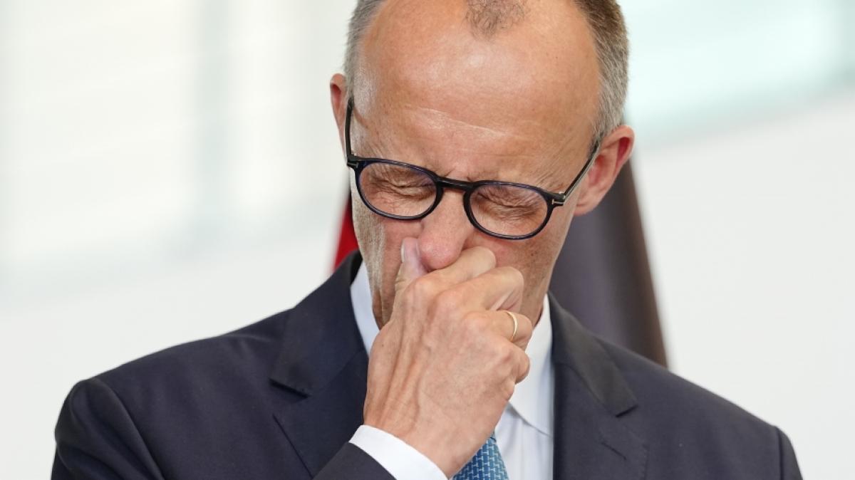 Friedrich Merz kann den Abstand zur AfD nicht verkleinern. (Foto)