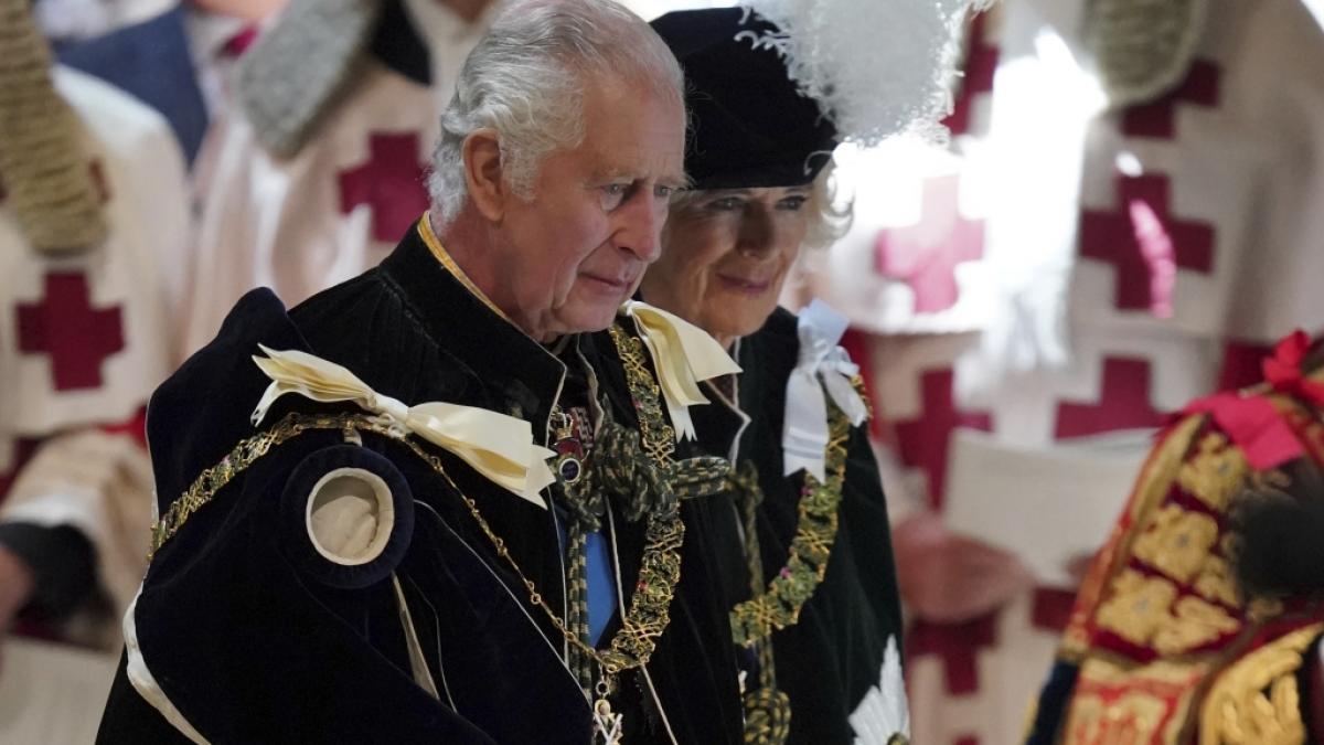 Die zweite Kr&ouml;nungszeremonie f&uuml;r K&ouml;nig Charles III. wurde am 5. Juli 2023 von lautstarken Protesten &uuml;berschattet. (Foto)