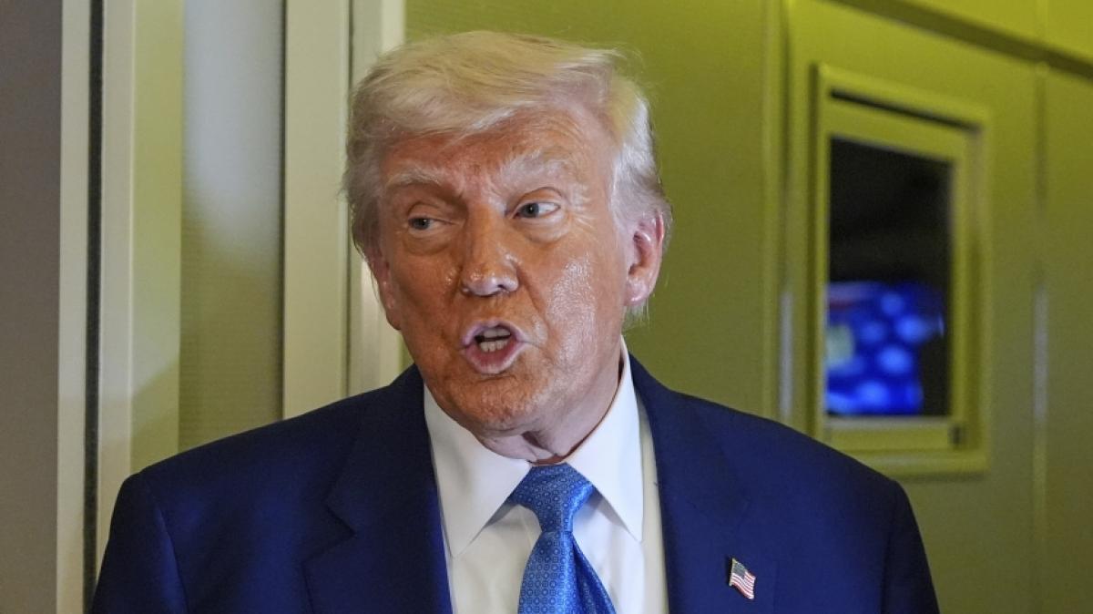 Donald Trump konnte wieder einmal nicht an sich halten. (Foto)