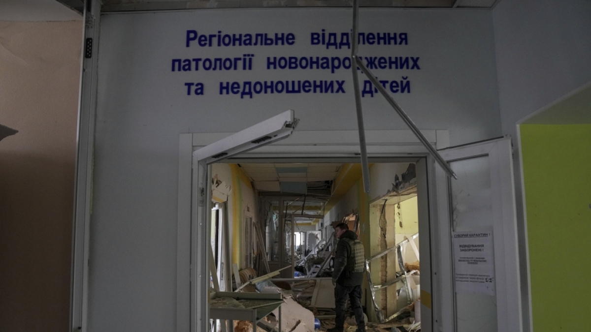 Russische Bomben haben eine Geburtsklinik in Mariupol zerst&ouml;rt. (Foto)
