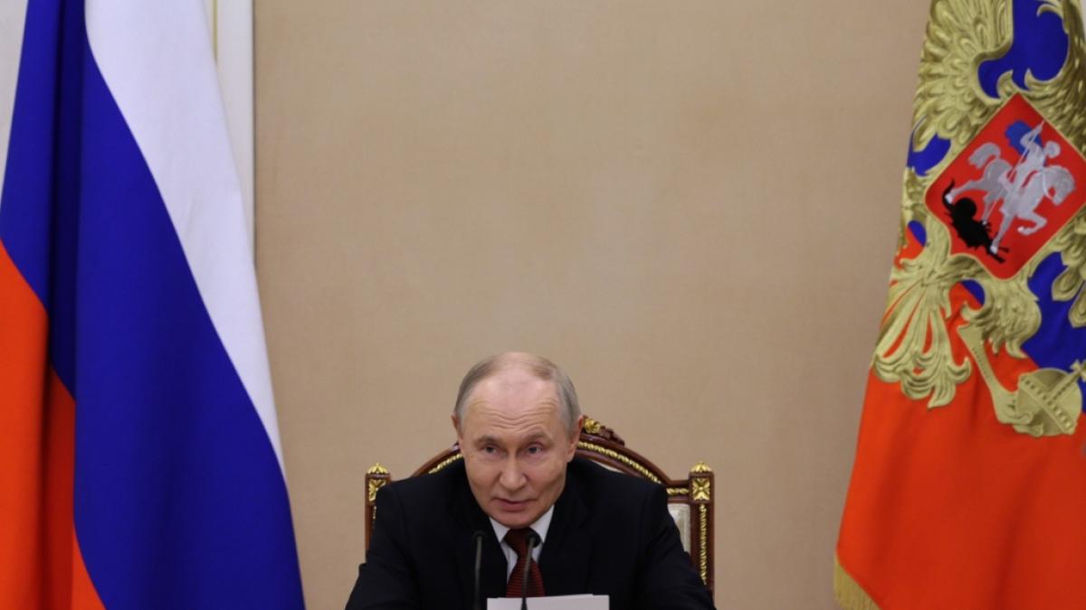 Wladimir Putin hielt eine Krisensitzung wegen der anhaltenden Benzinkrise. (Foto)