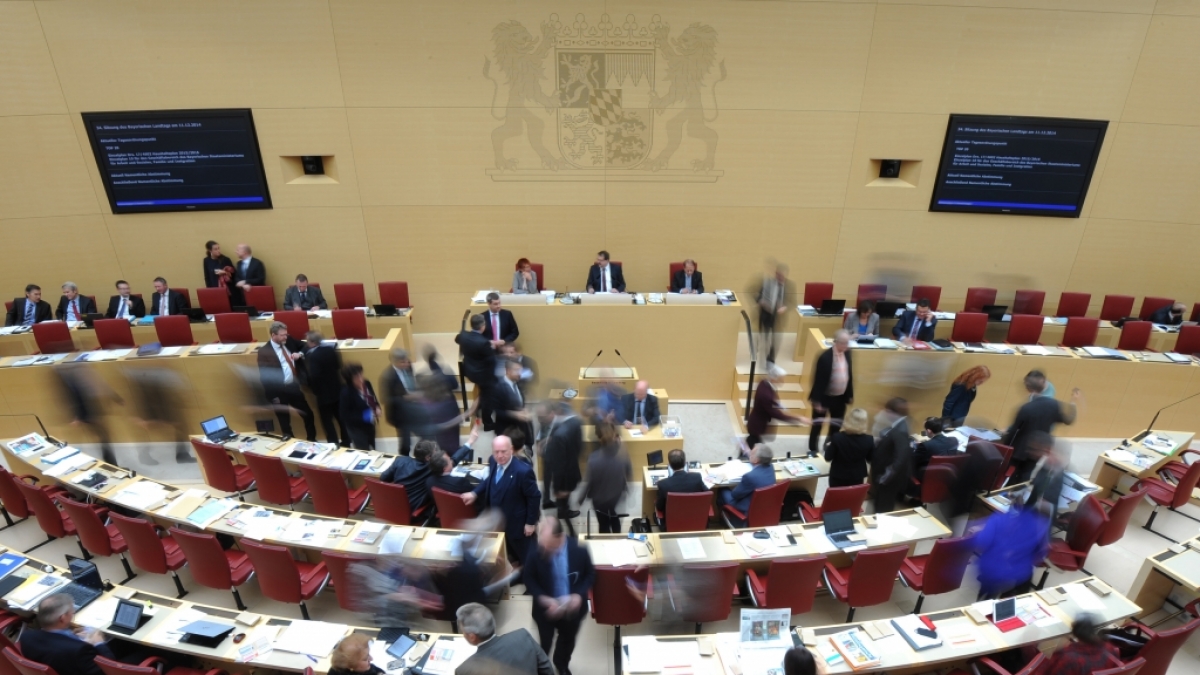 Im Bayerischen Landtag wurde namentlich abgestimmt (Symbolbild). (Foto)