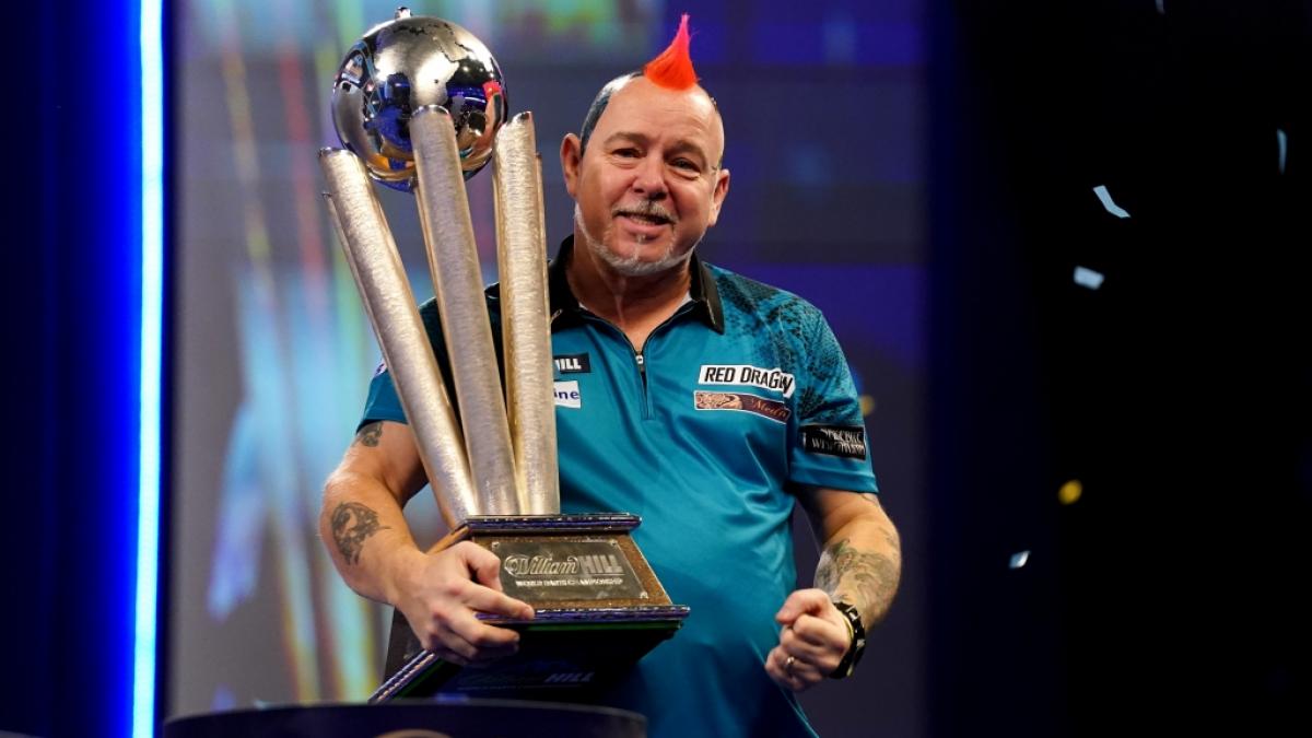 Peter "Snakebite" Wright geht bei der PDC Darts-WM 2023 als Titelverteidiger ins Rennen. (Foto)