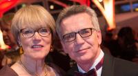 Thomas de Maizière mit seiner Frau Martina beim Ball des Sports 2016.