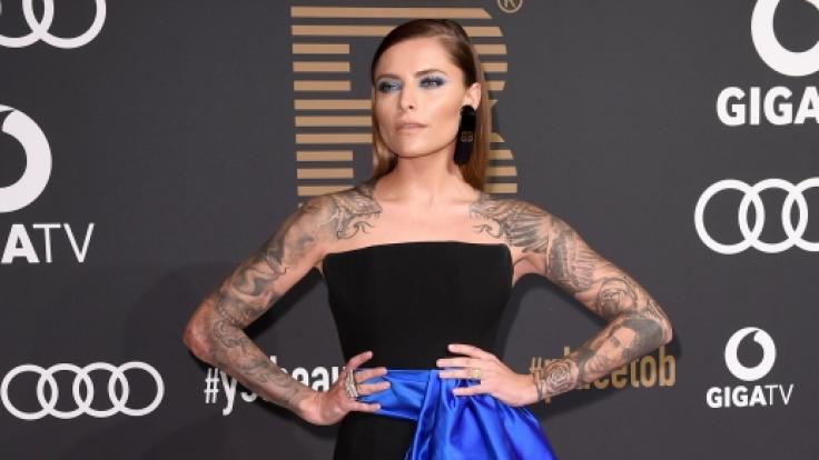 Offenbar eine Freundin royaler Späßchen: Sophia Thomalla.