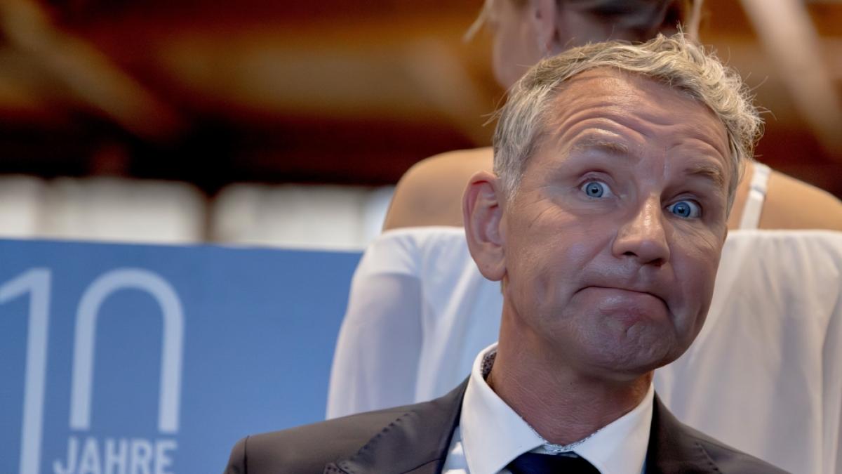 Bj&ouml;rn H&ouml;cke, Fraktionsvorsitzender der AfD Th&uuml;ringen. (Foto)