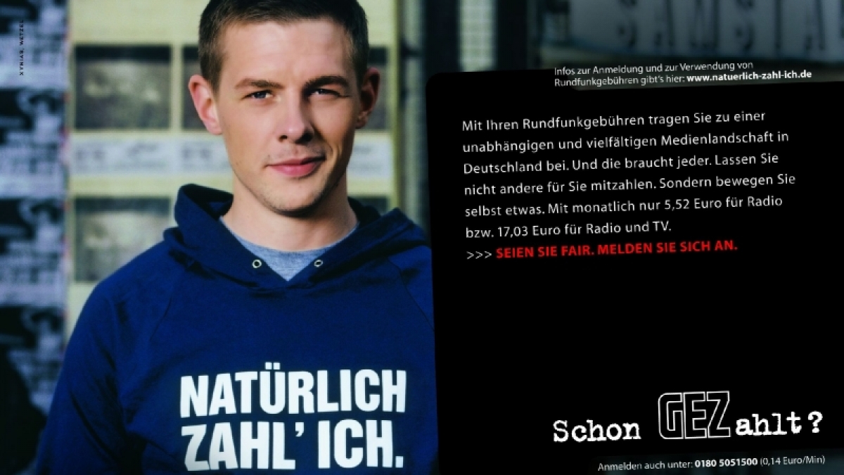 Klaas Heufer-Umlauf zahlt Rundfunkgebühren (Foto)