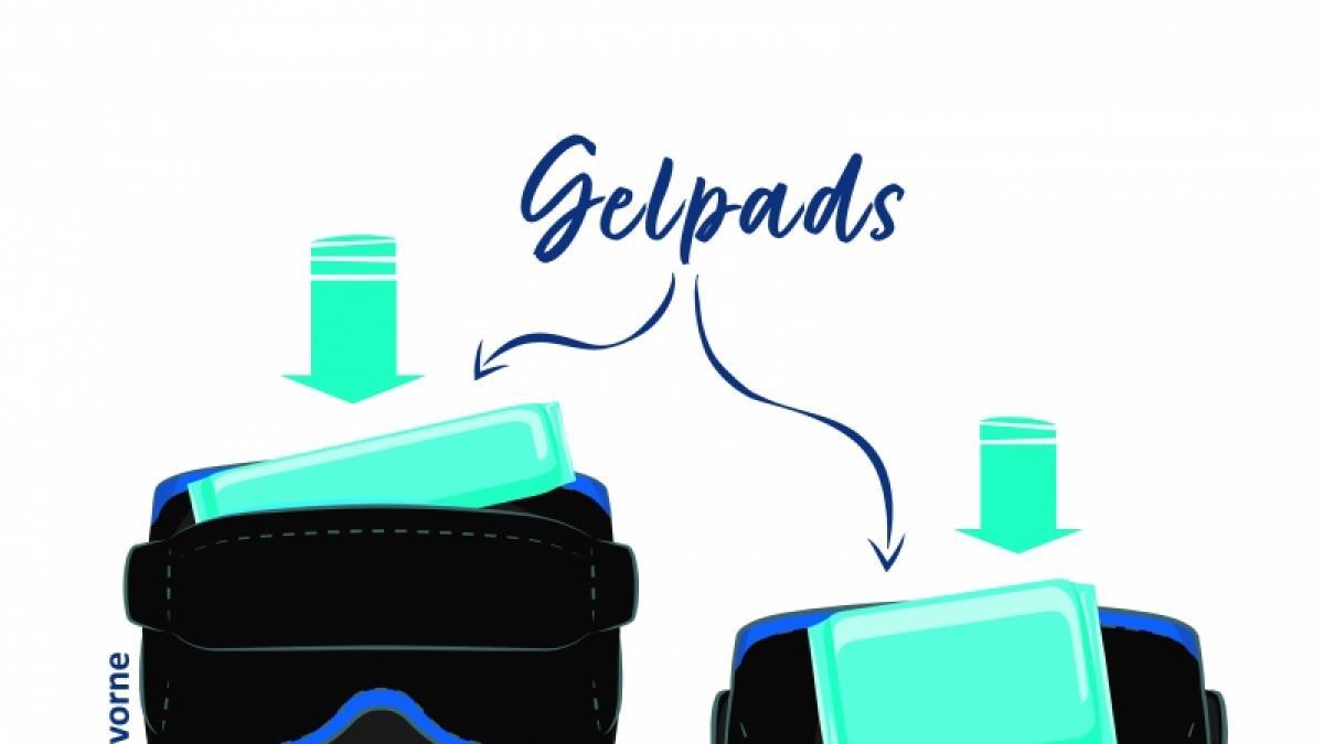 In der mysleepmask sind zwei Taschen f&uuml;r Gelpads eingen&auml;ht. (Foto)