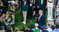 Am 9. Februar 2025 besuchte Donald Trump den Super Bowl, das Finale der American-Football-Liga NFL.