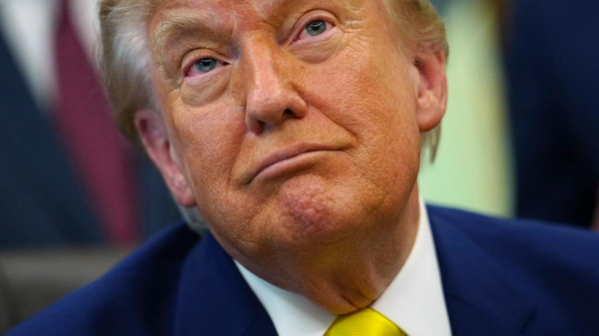 Donald Trump konnte wieder einmal nicht an sich halten. (Foto)