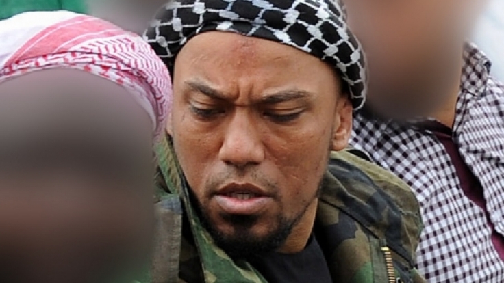 Dschihadist Denis Cuspert in einer Moschee in Bonn.