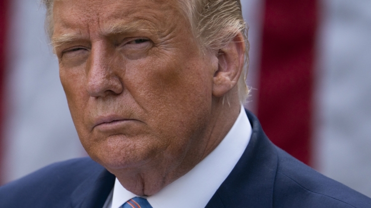 Donald Trump wurde positiv auf das Coronavirus getestet.