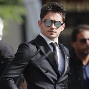 Charles Leclerc bei der Trauerfeier von Anthoine Hubert, der 2019 in der Formel 2 verunglückte.