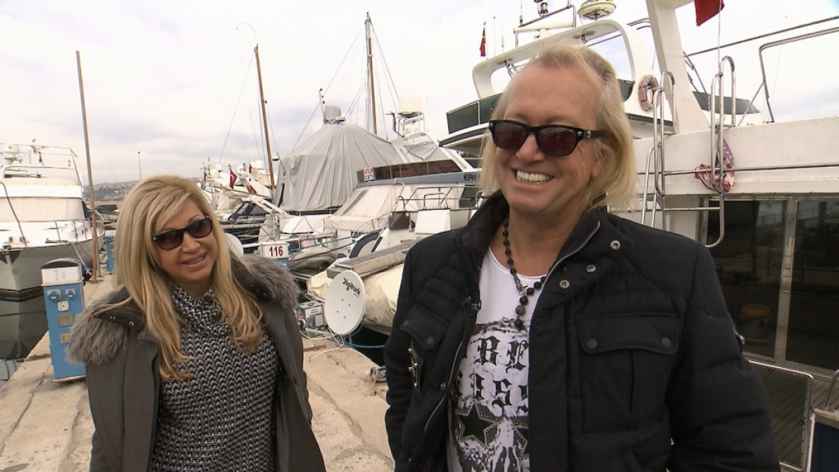 Grinsen um die Wette: Robert und Carmen Geiss. (Foto)