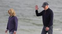 Jill und Joe Biden am Strand in Delaware.