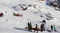Eine Lawine begräbt eine Skipiste unter sich. Eine Frau und zwei Kinder aus Deutschland sterben.
