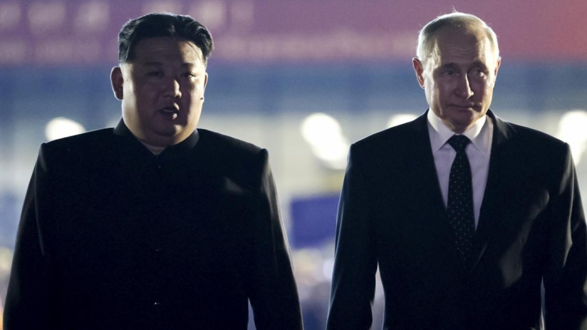 Kim Jong Un unterst&uuml;tzt Wladimir Putin mit Truppen im Ukraine-Krieg. (Foto)