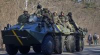 Ukrainische Soldaten in der Region Wyschgorod in der Nähe von Kiew.