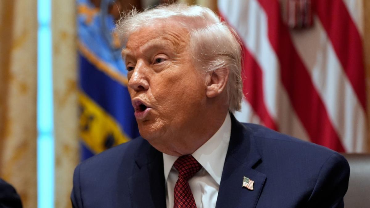 Donald Trump ist auf die Ukraine und Europa aktuell nicht gut zu sprechen. (Foto)