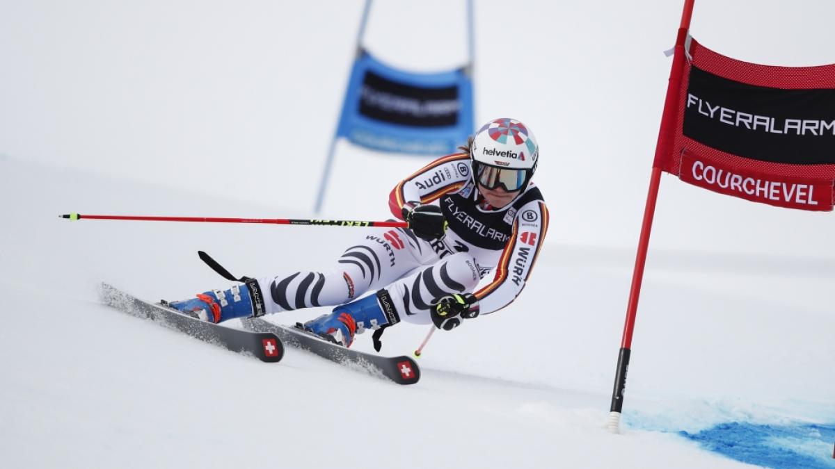 Im alpinen Ski-Weltcup m&uuml;ssen sich die Damen am 12. und 13. Dezember 2020 in der Disziplin Riesenslalom in Courchevel beweisen. (Foto)