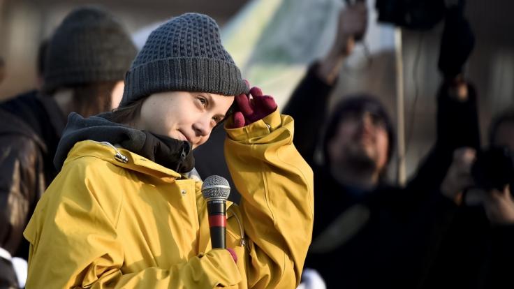 Greta Thunberg ist aus dem Heimweg.