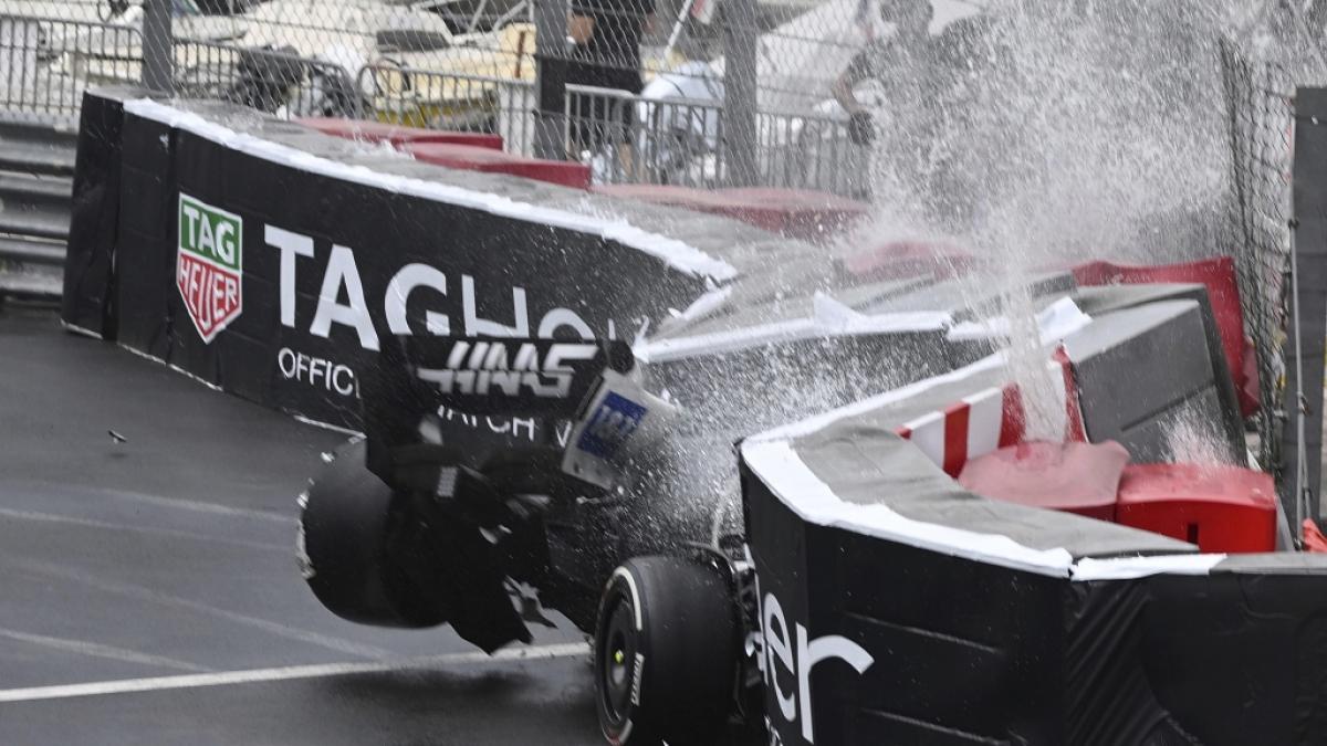 Schock-Moment beim Gro&szlig;en Preis von Monaco: Schwerer Unfall von Mick Schumacher. (Foto)