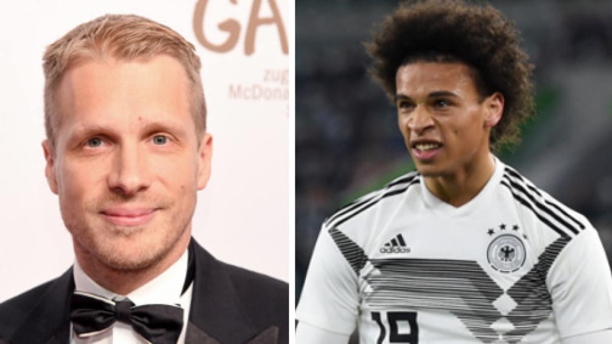 Comedian Oliver Pocher verspottet Leroy San&eacute;s Protz-Outfit. (Foto)