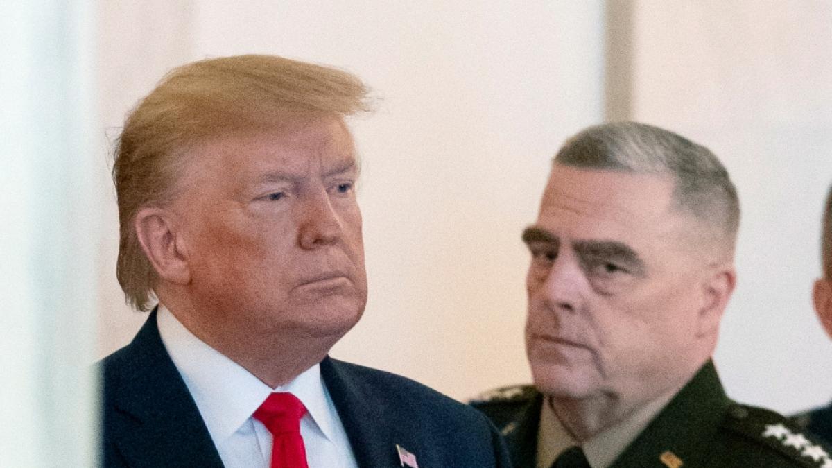 Donald Trump will von Milleys Anrufen in China nichts gewusst haben. (Foto)