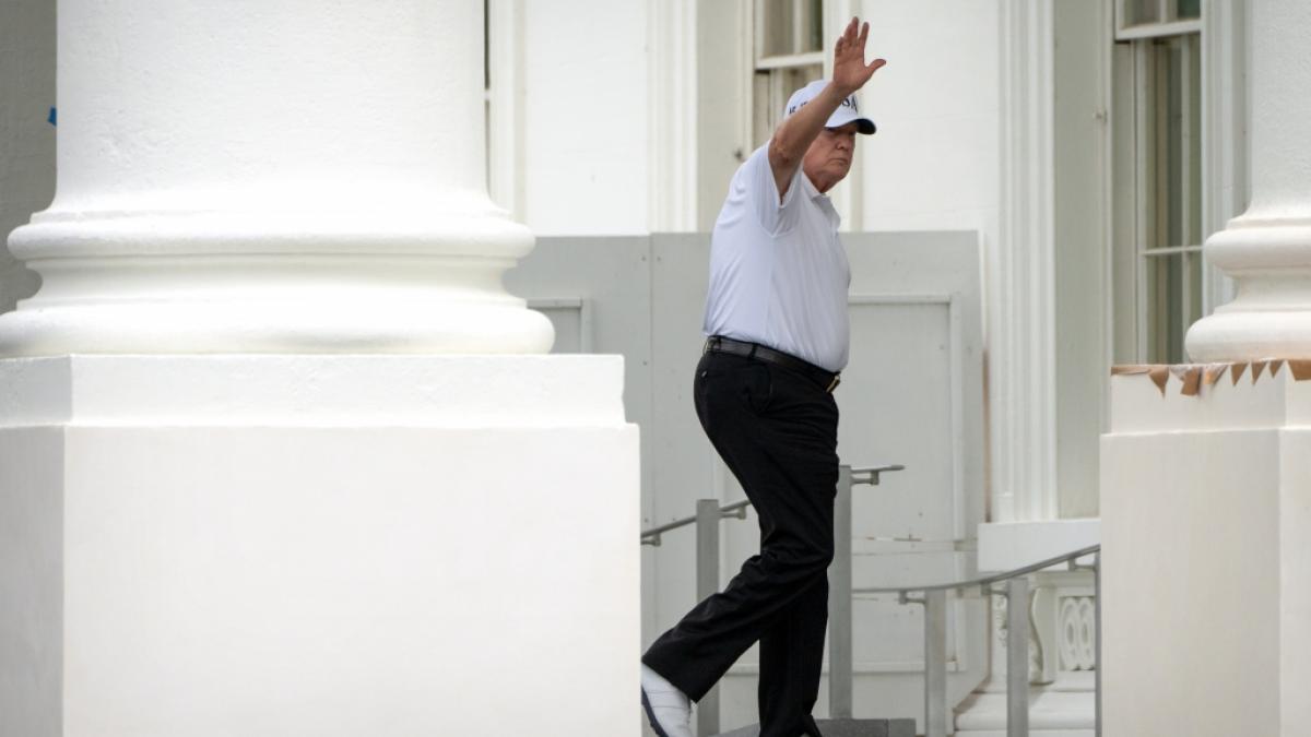 US-Pr&auml;sident Donald Trump (80) lie&szlig; sich bisher noch in keinen der WM-Stadien blicken. (Foto)