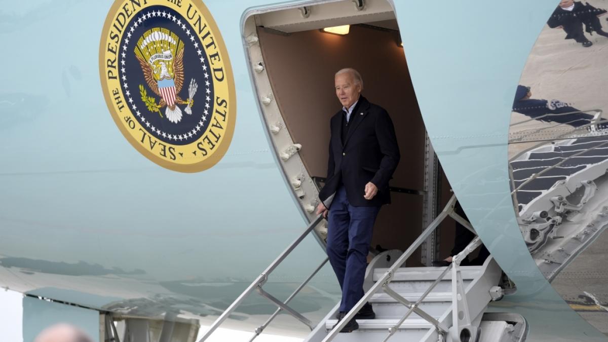 Joe Biden ist aktuell im US-Wahlkampf pausenlos auf Achse. (Foto)
