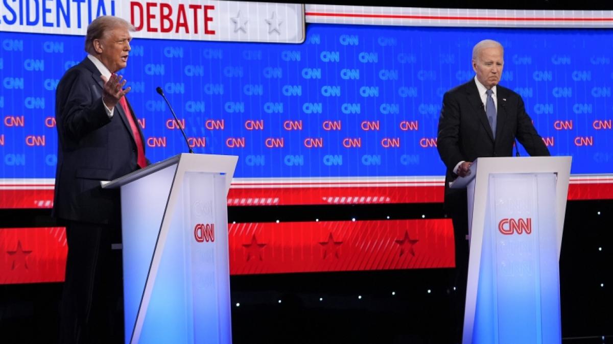 Kann Joe Biden (rechts) gegen Donald Trump gewinnen? (Foto)