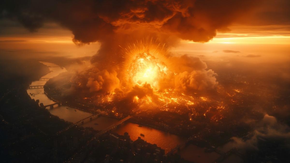 Eine schockierende Simulation zeigt, was bei einem Atombomben-Angriff auf London passieren w&uuml;rde. (Symbolbild) (Foto)