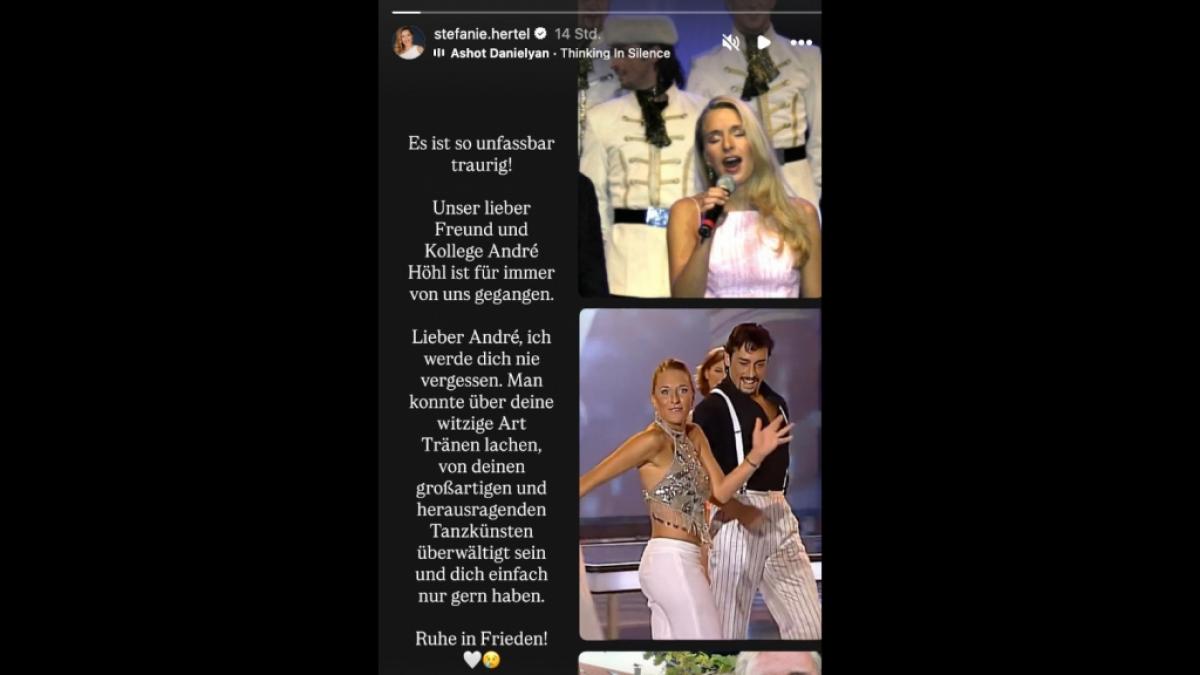 Stefanie Hertel nahm bei Instagram Abschied. (Foto)