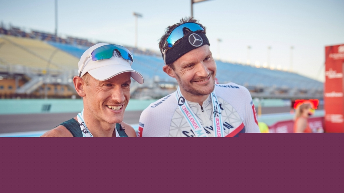 Jan Frodeno und Lionel Sanders im Duell beim "Tri Battle Royale" im Oberallg&auml;u. (Foto)