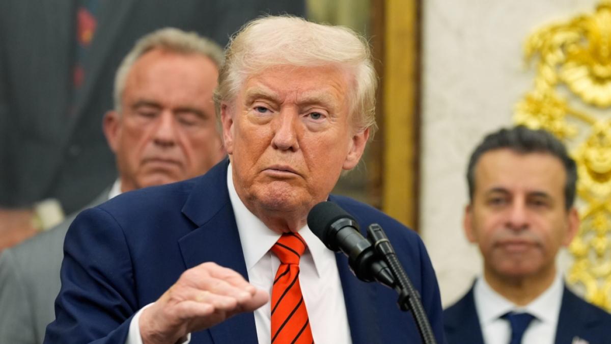 Donald Trump blamiert sich mit einfachster Mathematik und heizt die Ger&uuml;chte um seinen geistigen Zustand an. (Foto)