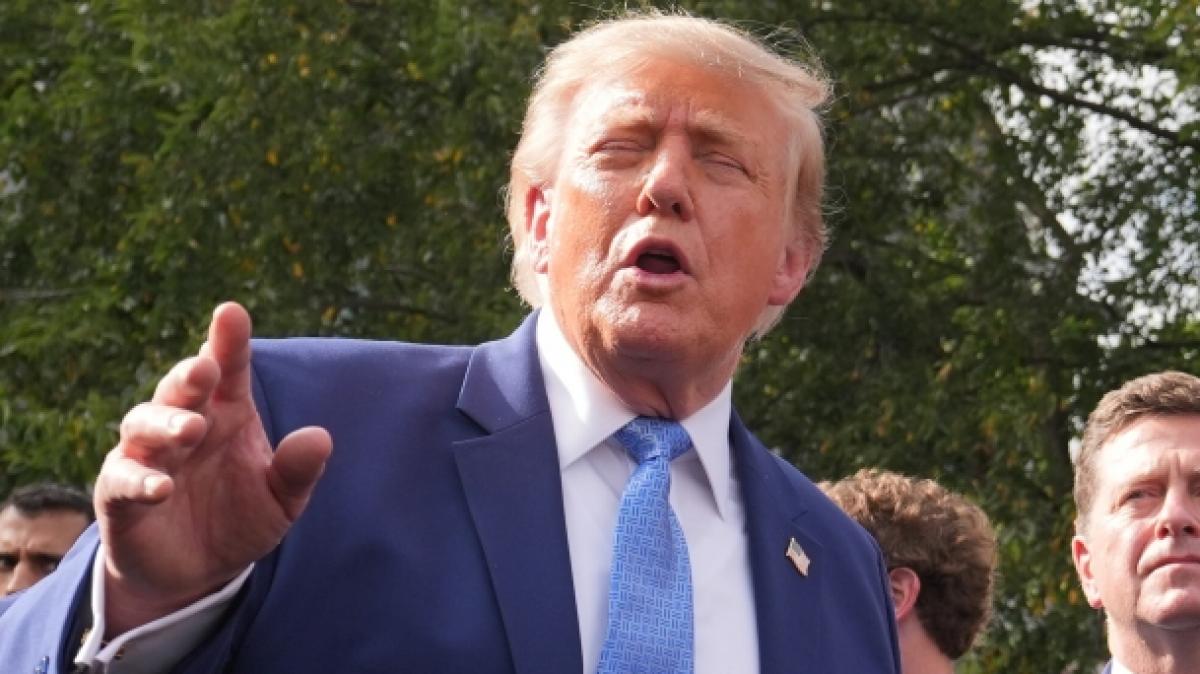 Donald Trump blamiert sich mit einem Rechtschreibfehler. (Foto)