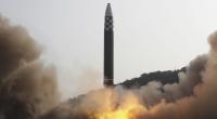 Dieses von der nordkoreanischen Regierung verbreitete Foto zeigt den mutmaßlichen Testschuss einer Interkontinentalrakete (ICBM) des Typs Hwasong-17.