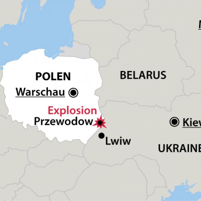 Nato: Einschlag in Polen wahrscheinlich ukrainische Flugabwehrrakete