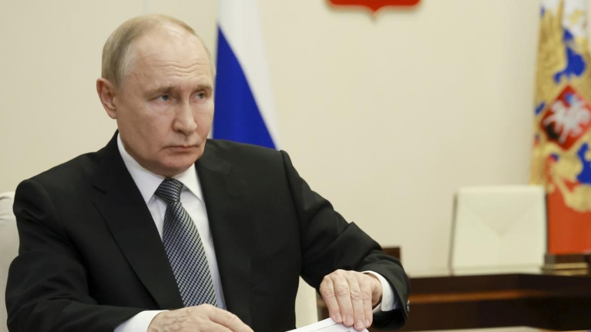 In einem Video explodiert eine von Russland genutzte Shahed-Drohne. (Foto)