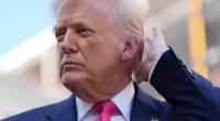 Donald Trump besuchte die Baustelle der US-Notenbank.
