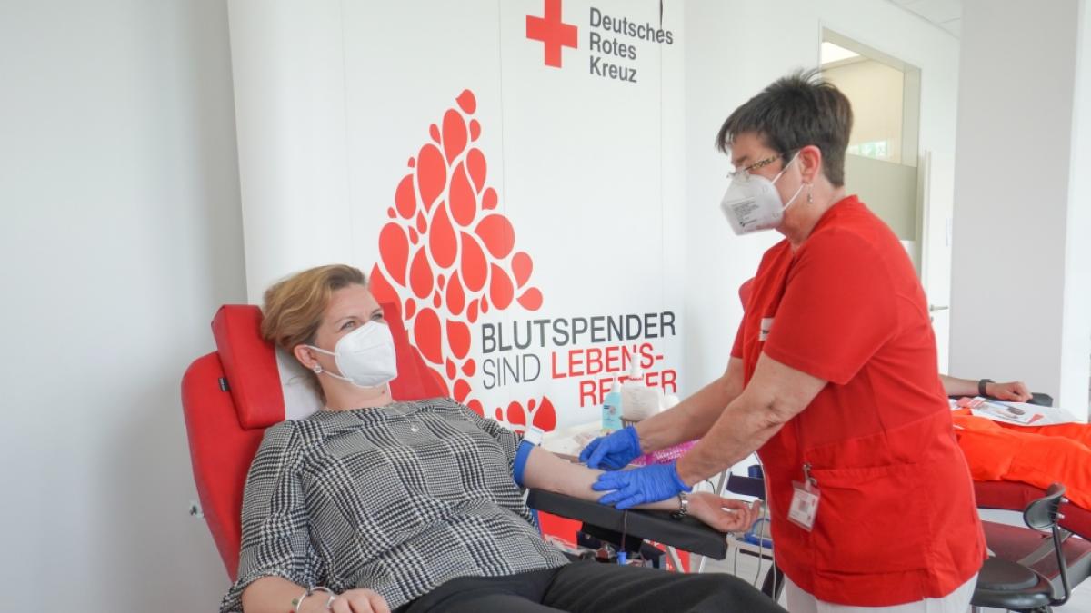Blutspenden rettet Menschenleben. (Foto)