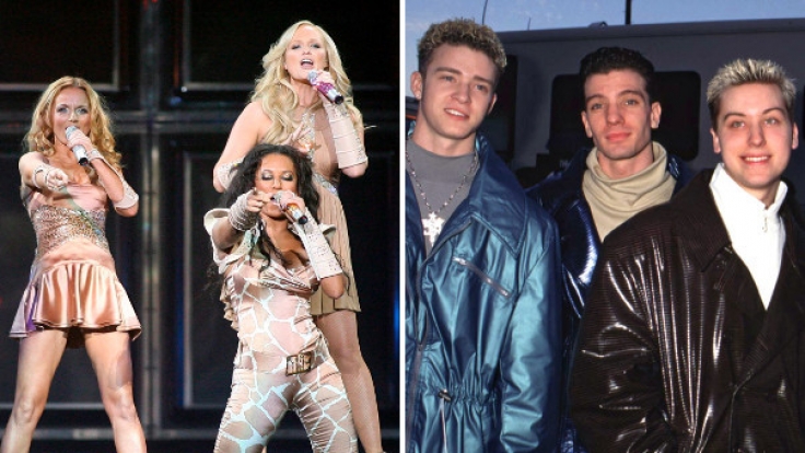 Stars der 90er: Spice Girls und N'Sync.
