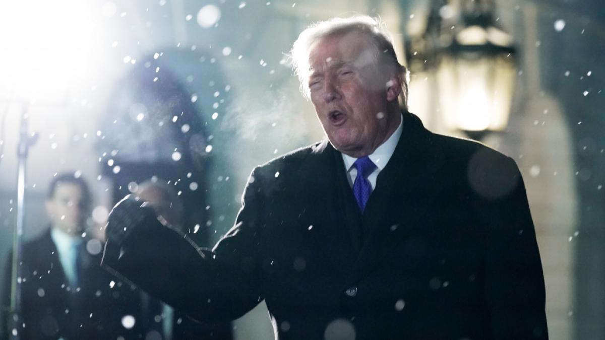 Donald Trump verfasste auf Truth Social einen w&uuml;tenden Post gegen Kanada. (Foto)