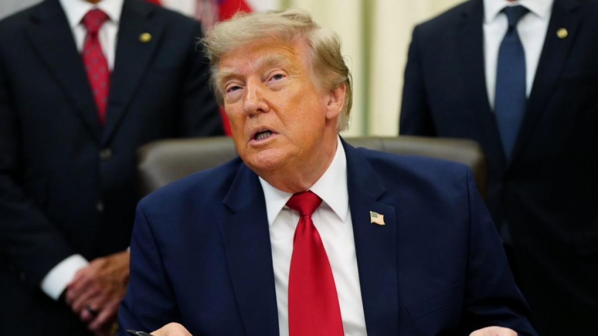 Donald Trump h&auml;lt am 16. Juli eine Rede an die Nation. (Foto)