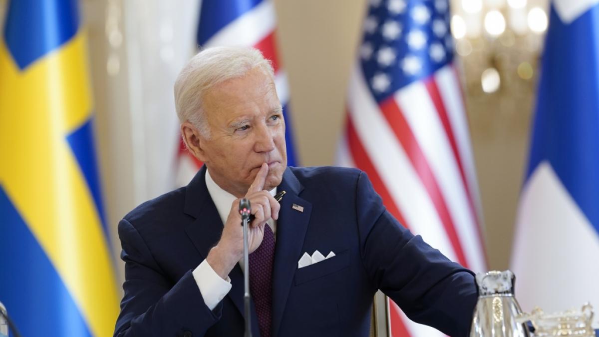 Joe Biden ver&auml;ngstigte ein finnisches M&auml;dchen. (Foto)