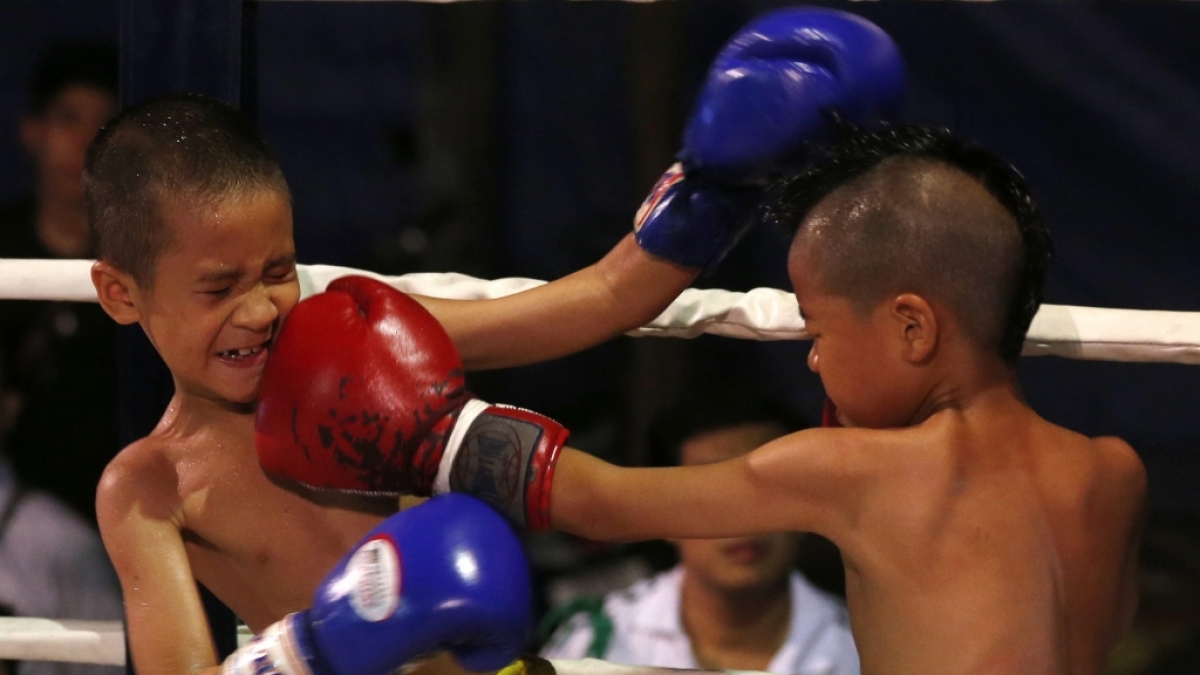 Der Kampfsport Muay Thai, auch als Thai-Boxen bekannt, ist in Thailand bereits bei Kindern angesagt. (Foto)