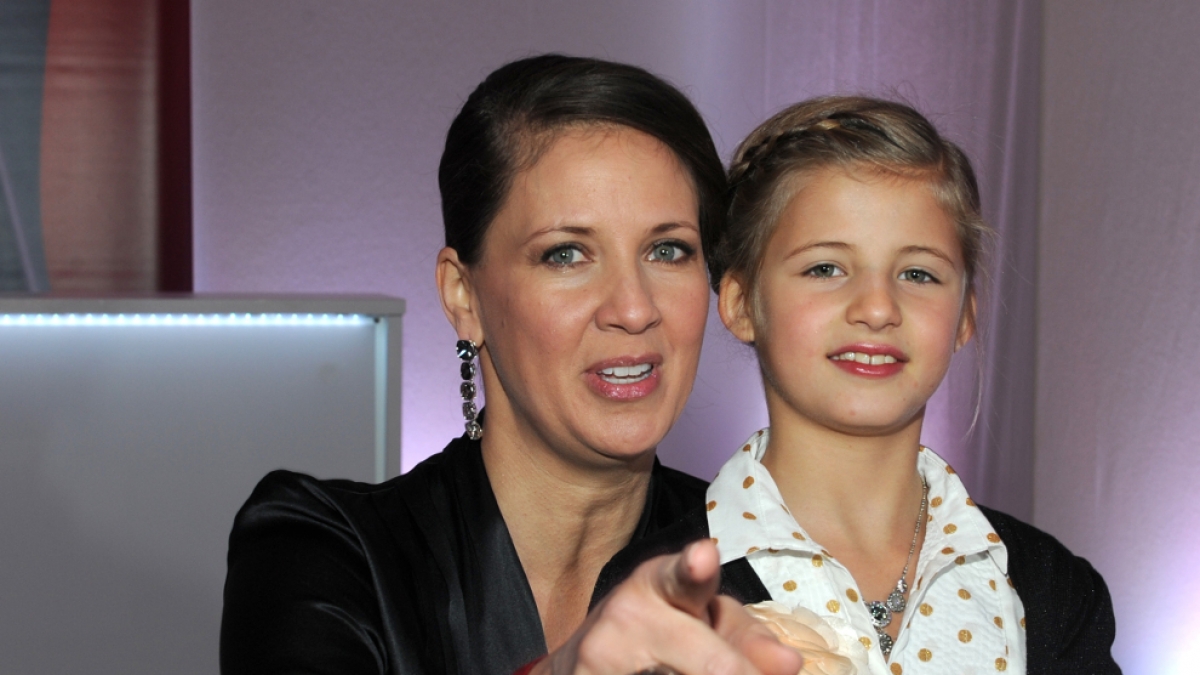 Bald in Amerika: Dana und Tochter Emma Schweiger. (Foto)
