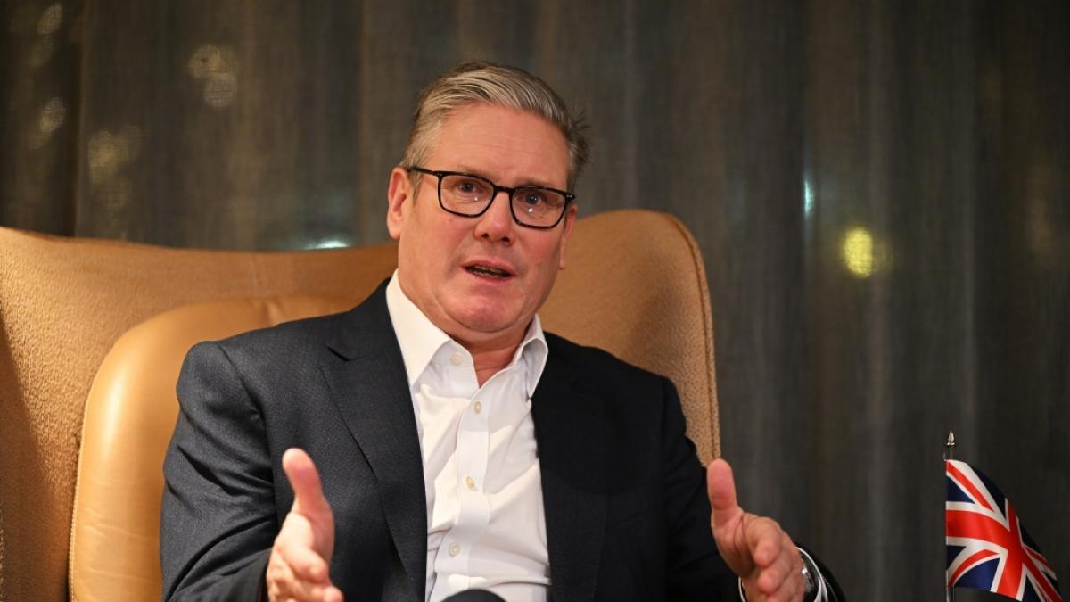 Gro&szlig;britanniens Premierminister Keir Starmer warnt vor der Gefahr durch Russland. (Foto)